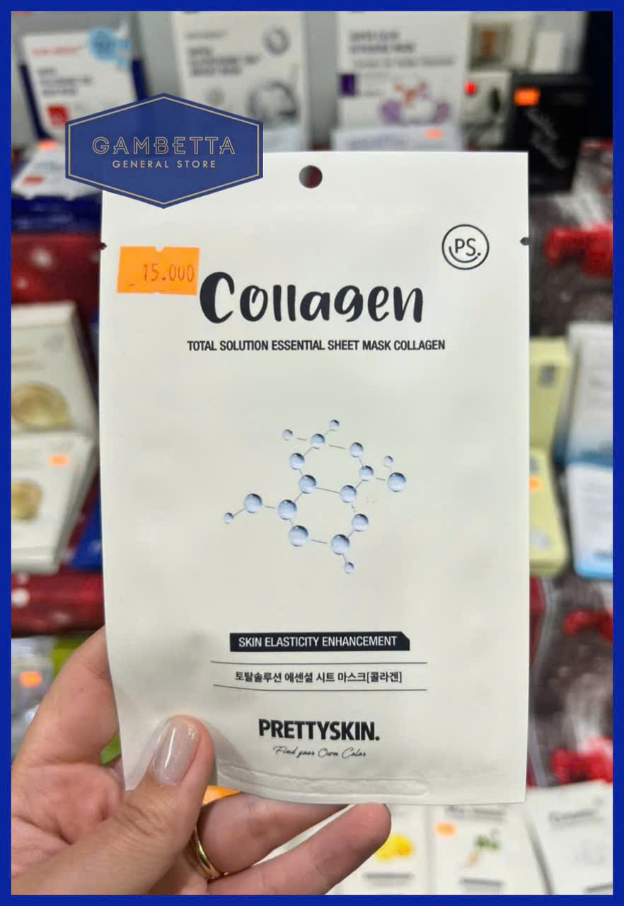 Pretty Skin Mặt Nạ Dưỡng Collagen Mask
