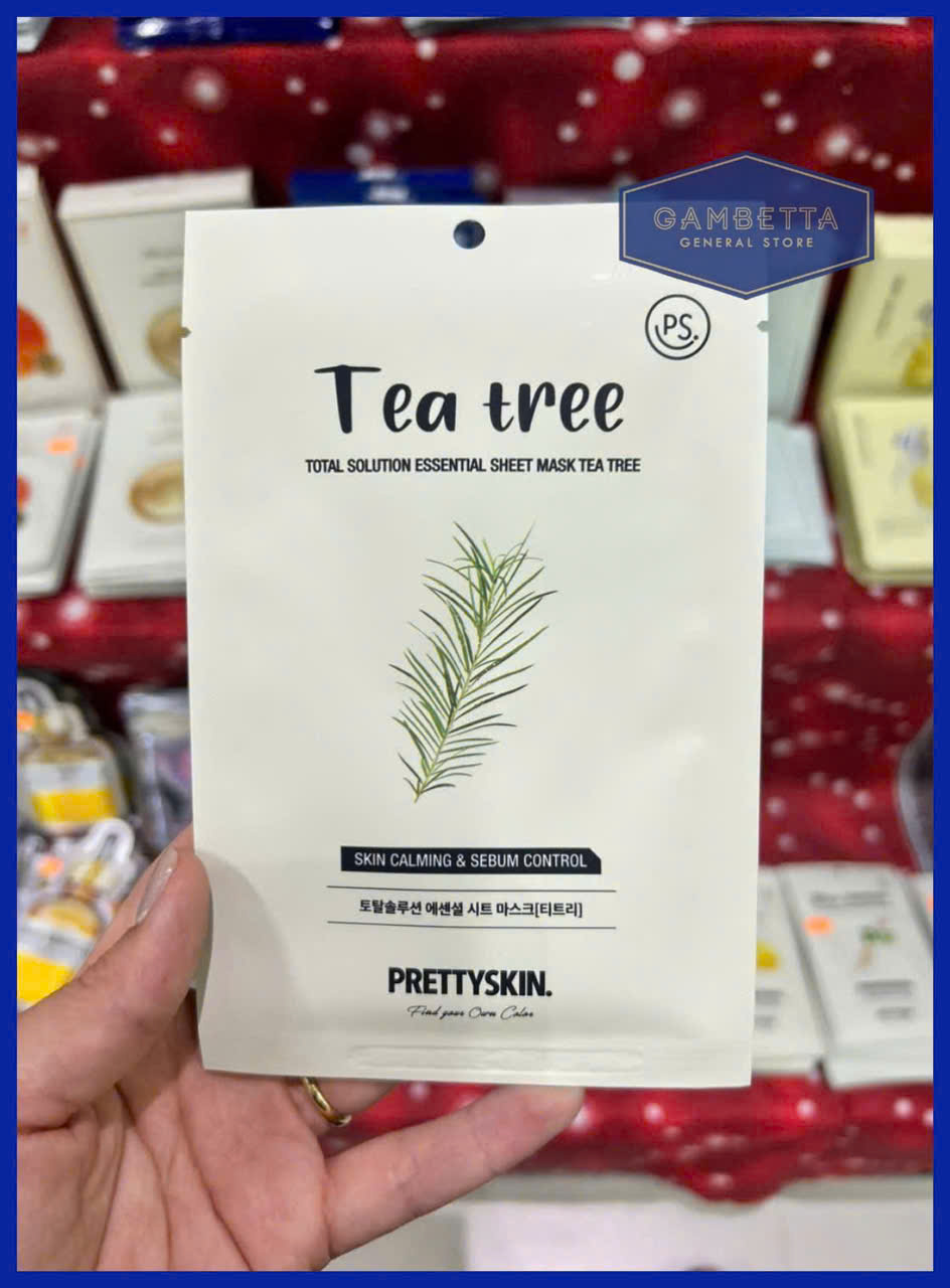 Pretty Skin Mặt Nạ Dưỡng Trà Xanh Tea Tree Mask