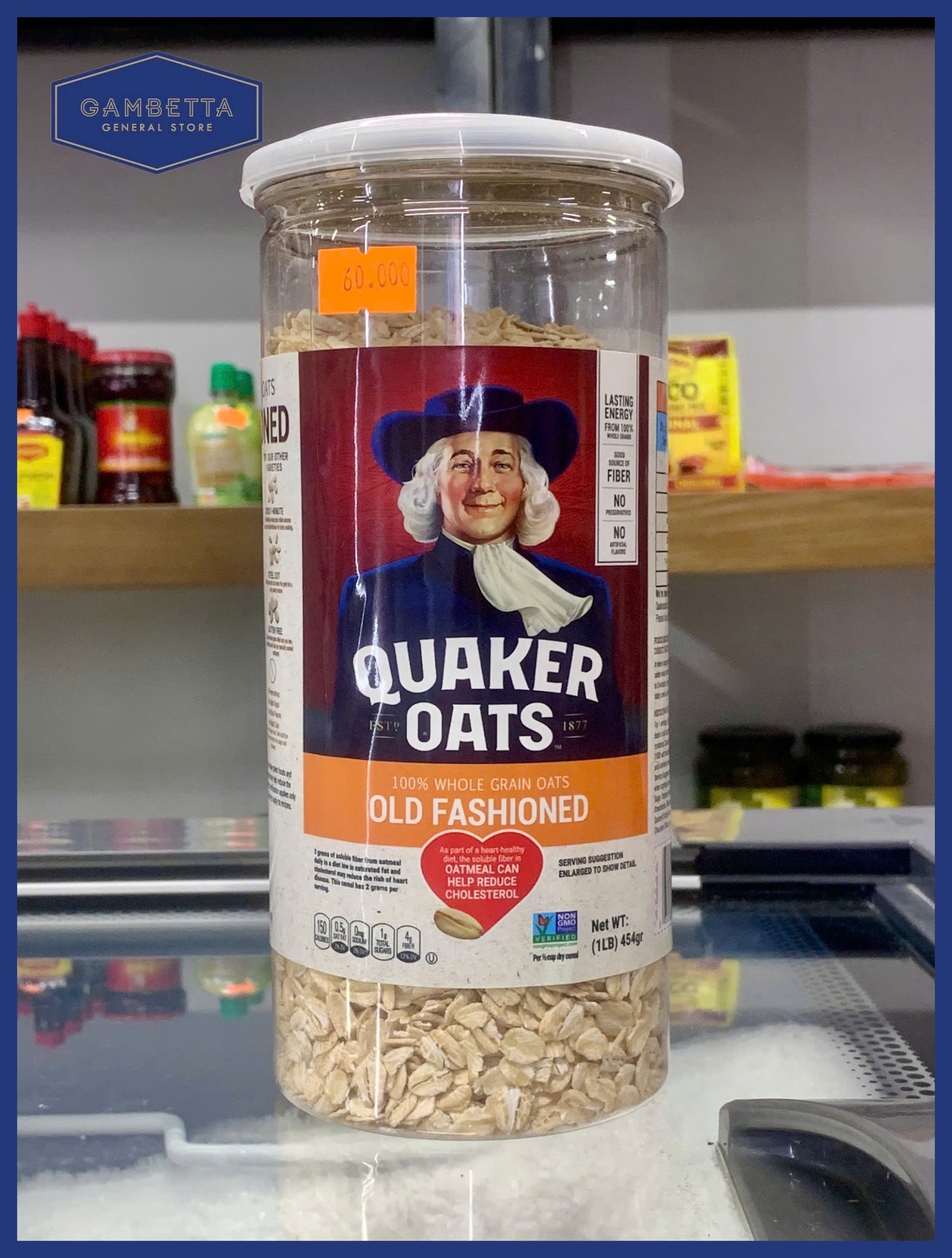 Quaker Oats Quick Old Fashion Yến Mạch Nguyên Hạt 454g