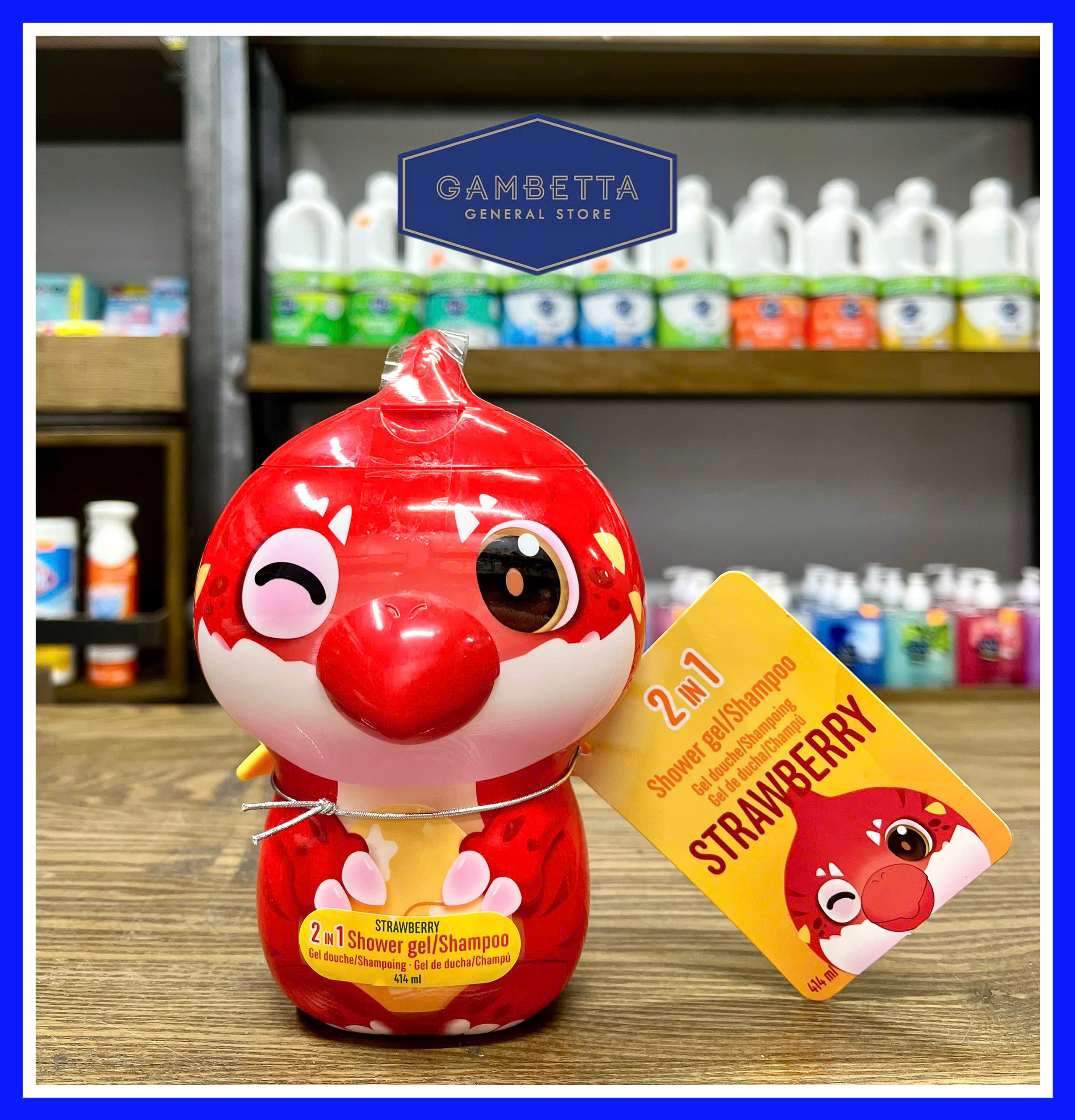 Ronald Strawberry Shower gel Shampoo Sữa Tắm Gội Cho bé mùi Dâu 414ml