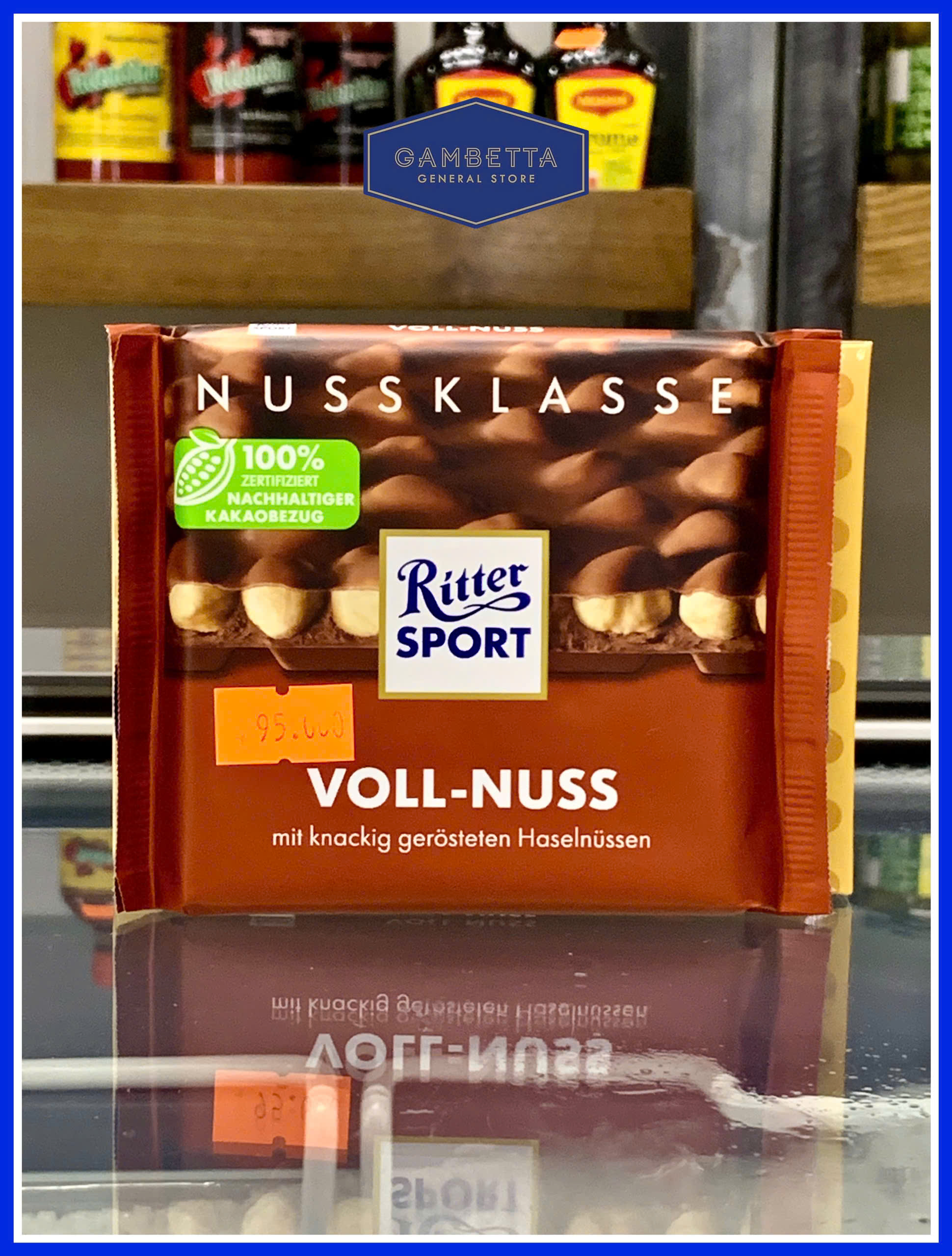 Sô Cô La Hạt Phỉ Ritter Sport Voll Nuss 100g