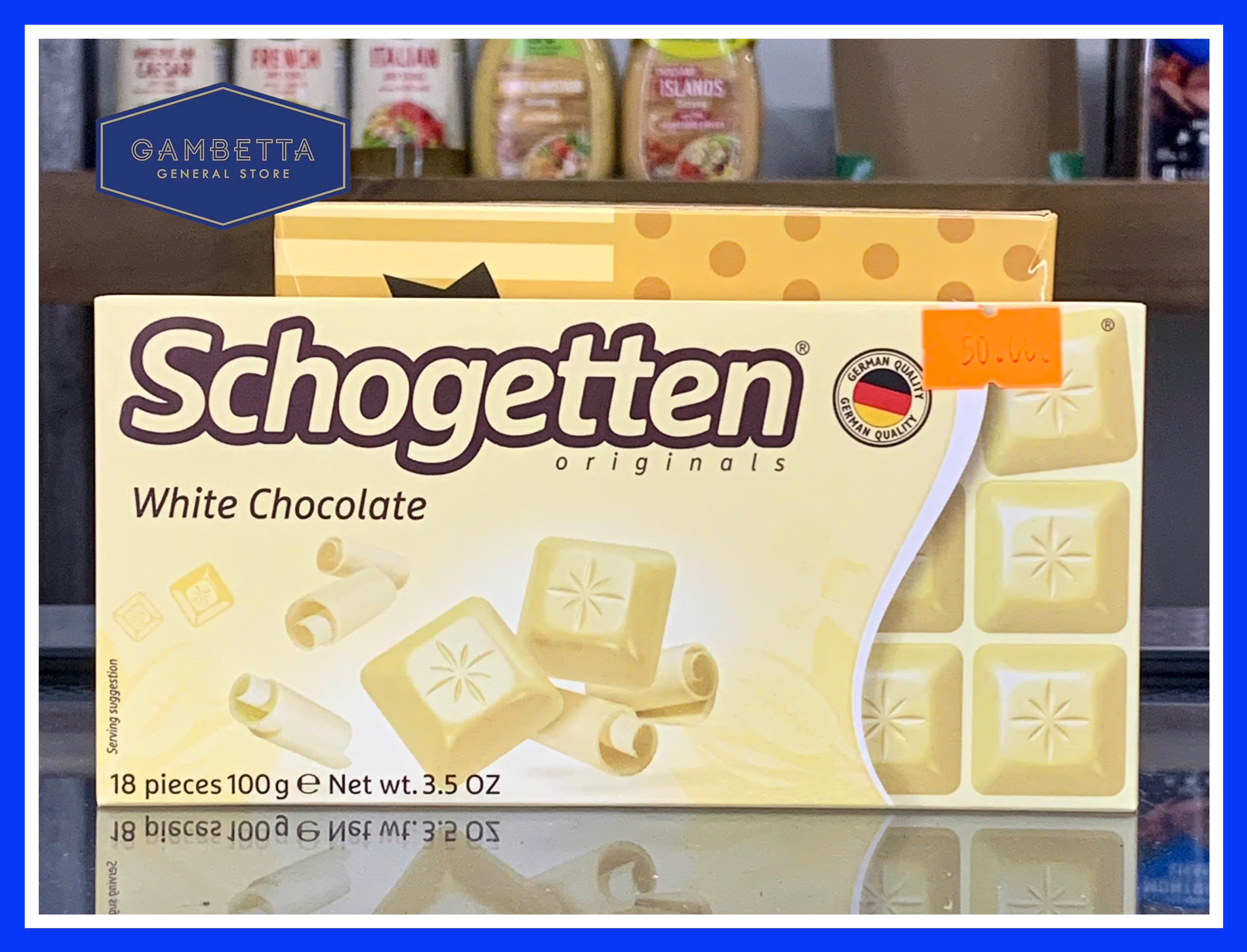 Socola Schogetten White Chocolate 100g