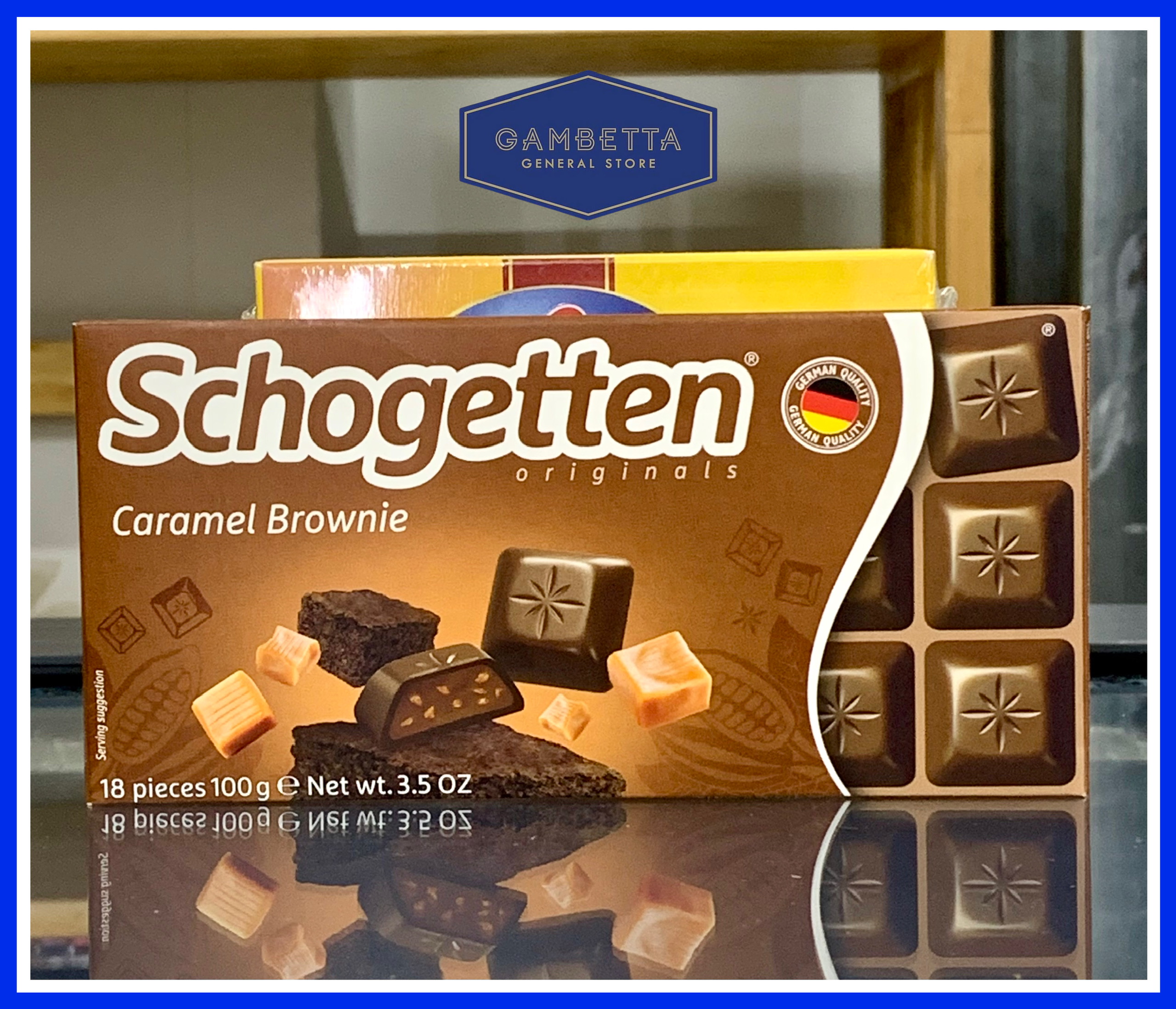 Socola Schogetten vị Caramel Brownie 100g