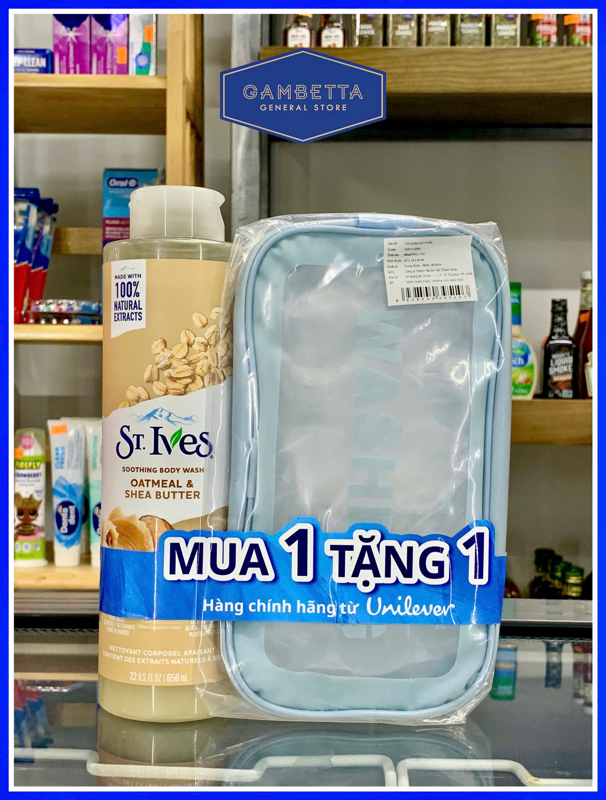 Sữa Tắm St Ives Oatmeal & Sheabutter 650ml