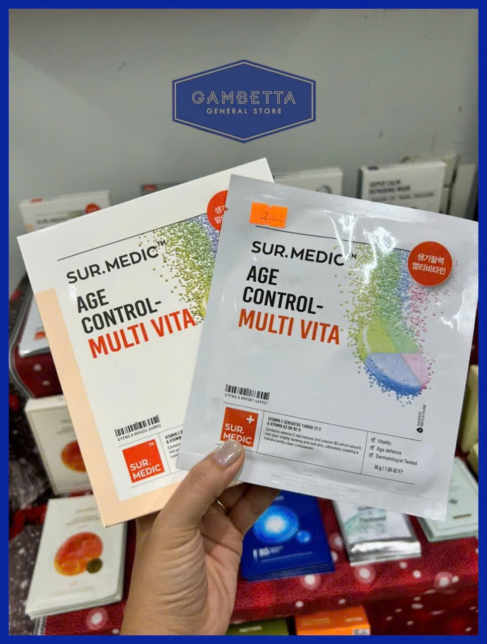 Sur Medic Mặt nạ Age Control Multi Vita 1 miếng