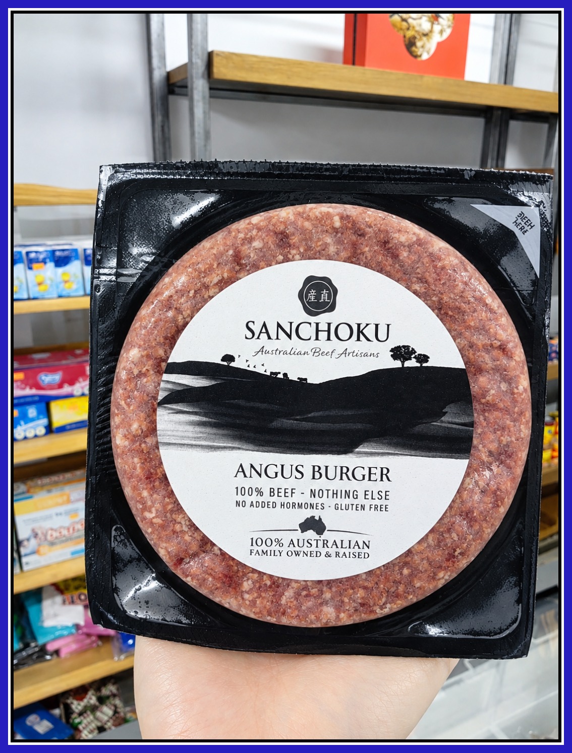 Thịt Bò Xay Đông Lạnh Signature Black Angus Beef Burger Patty 150g