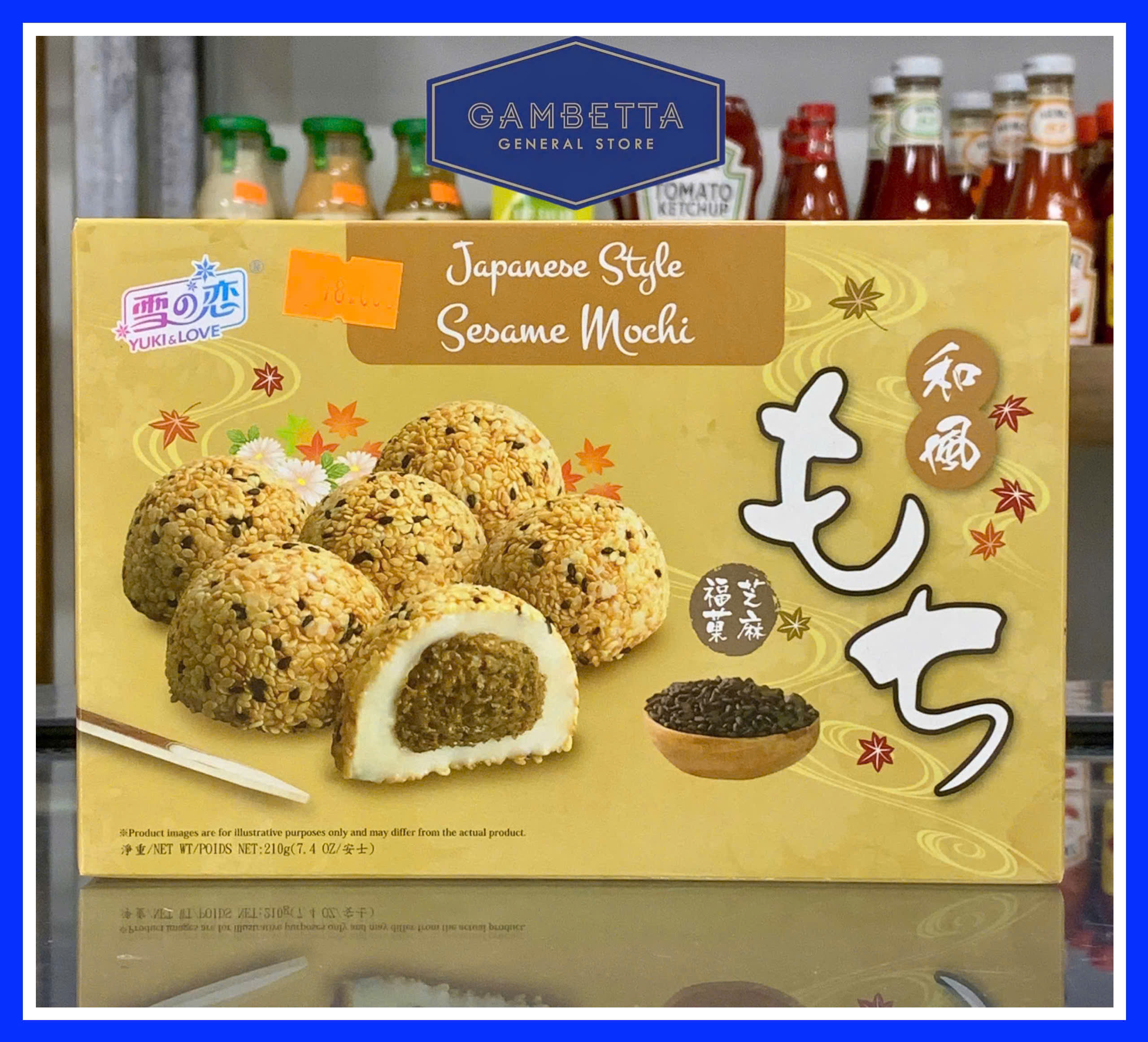 Yuki & Love Bánh Mochi vị hạt mè 180g