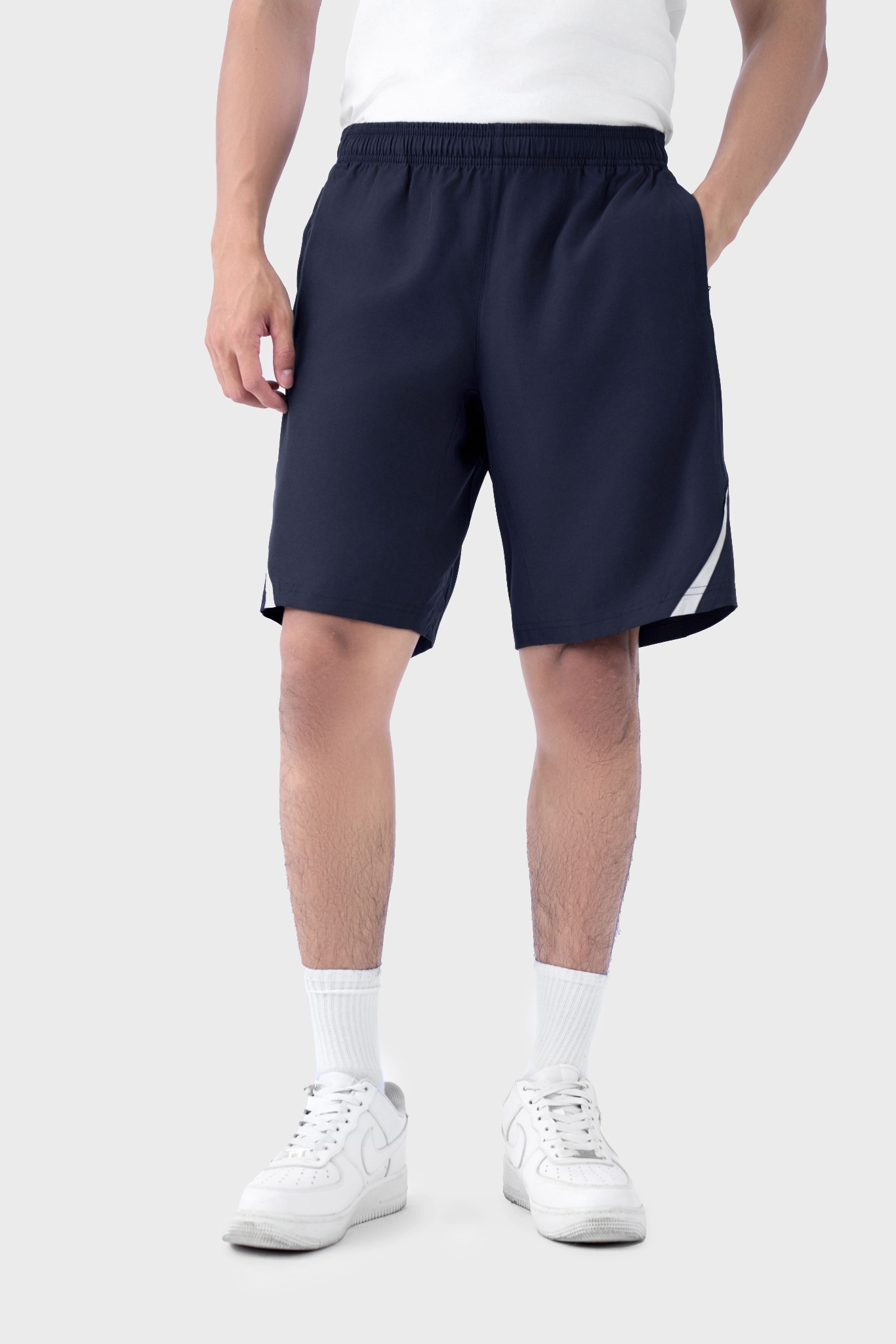 Quần short gió GNH phối lưới 23003