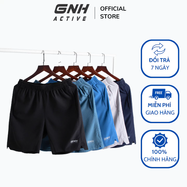 Quần short gió GNH xẻ tà 23002