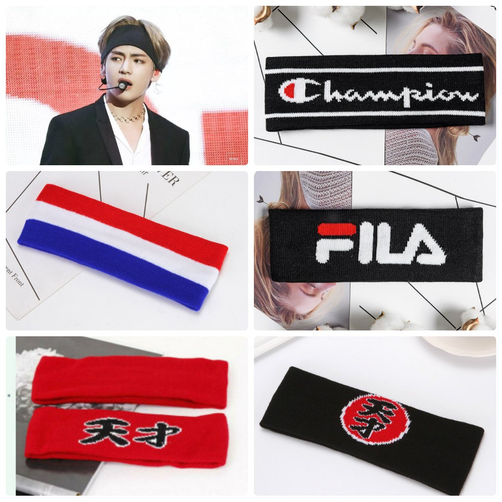 Headband BTS headband V băng đô BTS băng đô V Băng đô luhan băng đô tfboys băng đô thể thao