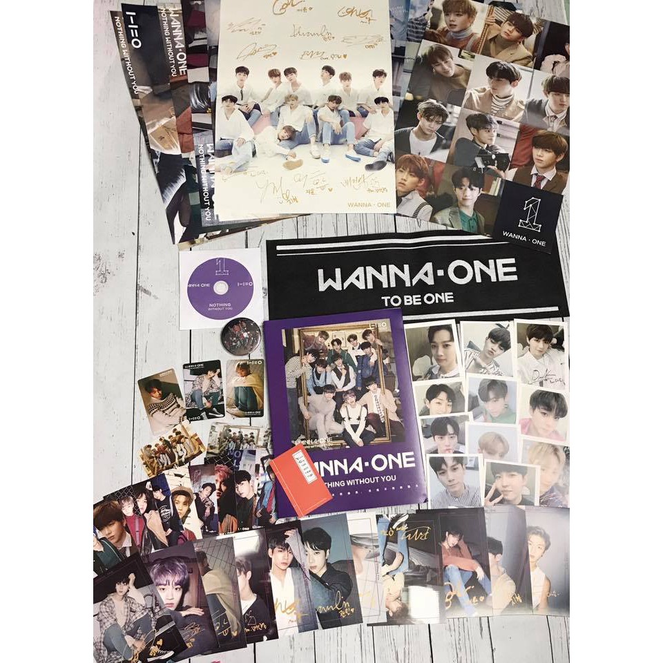 Combo wanna one photobook wanna one combo photobook wanna one nothing without you