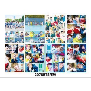 (2group) Poster BTS love yourself poster jungkook poster V Poster wanna one 8 tấm