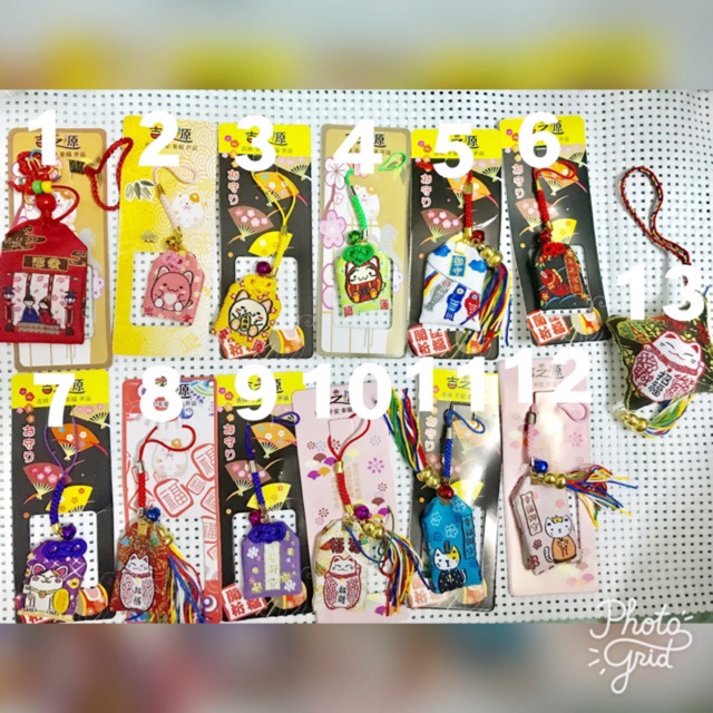 (13 mẫu) Bùa omamori bùa may mắn bùa tình duyên