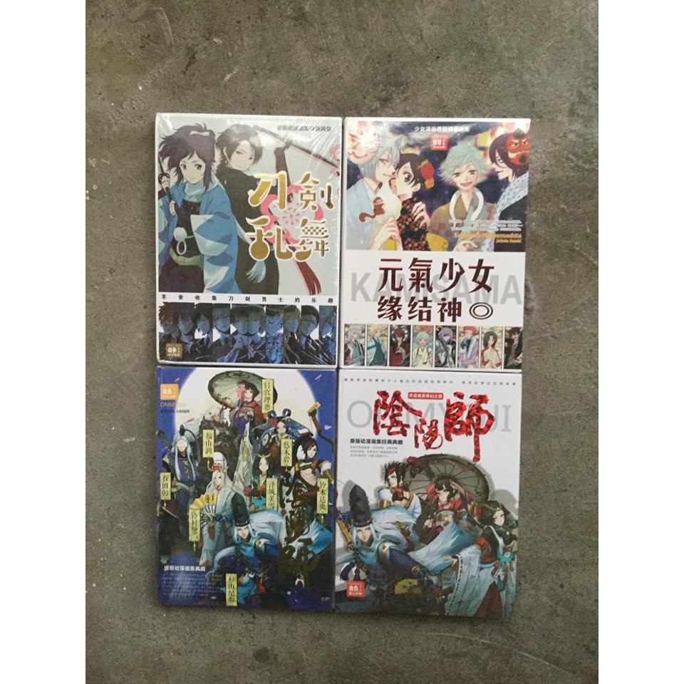 Photobook conan đạo mộ bút ký, artbook kiếm tam photobook toukenranbu thổ thần tập sự âm dương sư photobook onepiece