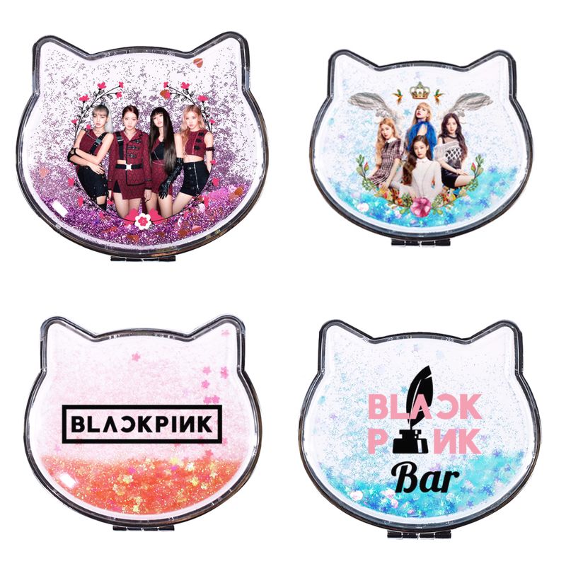 Gương Blackpink hạt lấp lánh 2 mặt