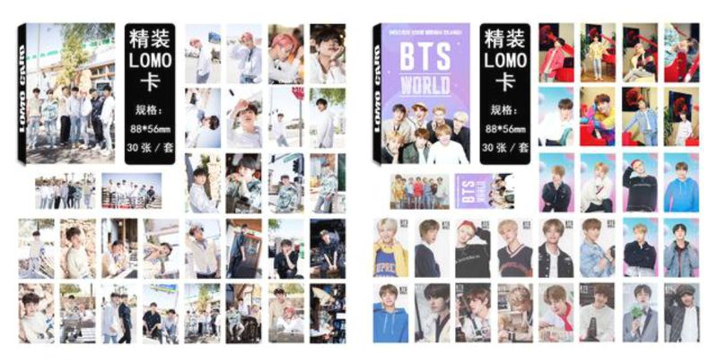 Lomo BTS World 2 mẫu
