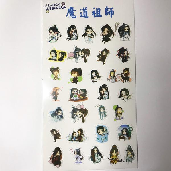 Ảnh dán ma đạo tổ sư Sticker trong suốt