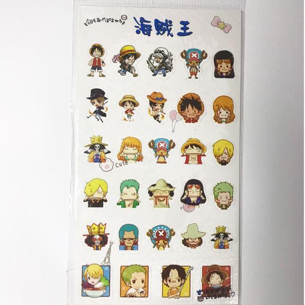 Ảnh dán One piece Sticker trong suốt