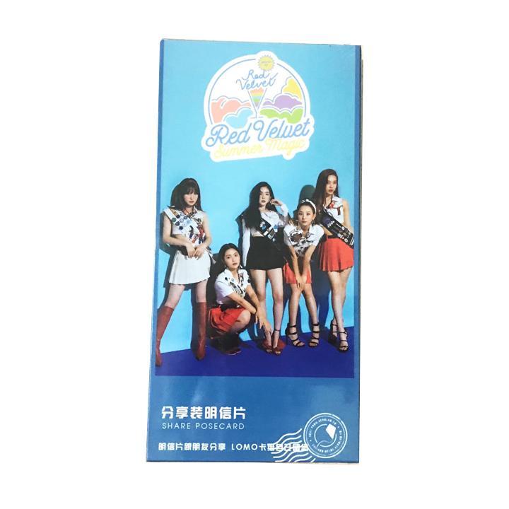 Red velvet hộp ảnh nhóm nhạc red velvet kèm ảnh dán lomo