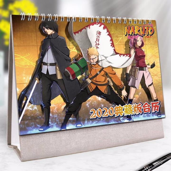 (Lịch 2020) Lịch Naruto in ảnh đẹp anime chibi idols lịch để bàn