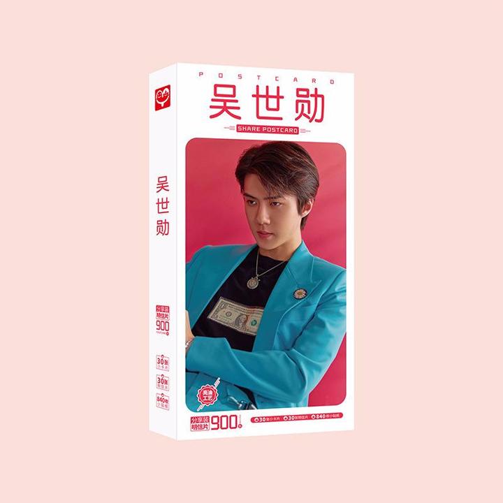 Postcard Sehun EXO hộp ảnh bộ ảnh có ảnh dán sticker lomo bưu thiếp