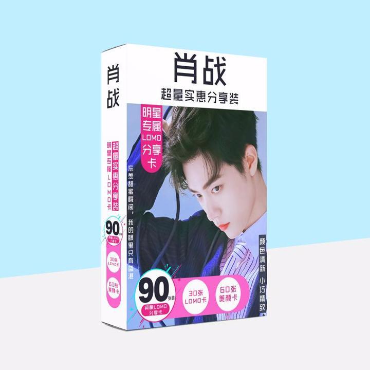 Postcard Tiêu Chiến Trần Tình Lệnh 90 ảnh hộp ảnh bộ ảnh có ảnh dán sticker lomo bưu thiếp