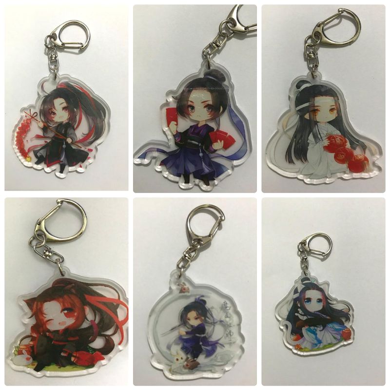 Móc Khóa Ma Đạo Tổ Sư Trần Tình Lệnh anime chibi móc khóa acrylic móc khóa mica