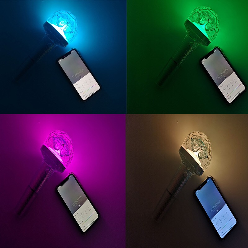 (Bluetooth) Lightstick seventeen ver 2 đèn phát sáng gậy cổ vũ nhóm nhạc Hàn Quốc