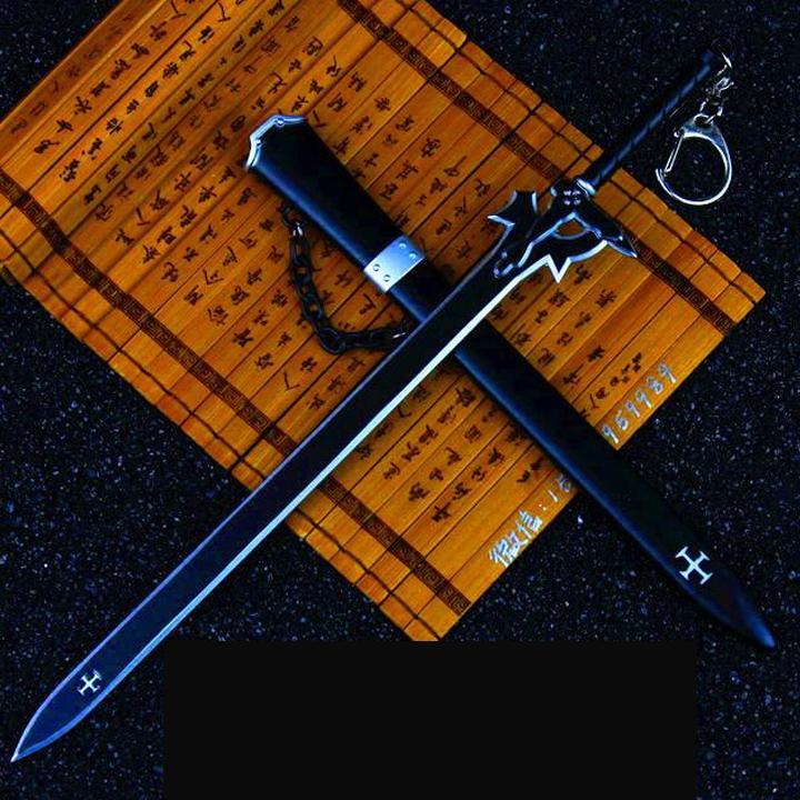 Mô hình Móc khóa kiếm Sword Art Online Anime màu xanh