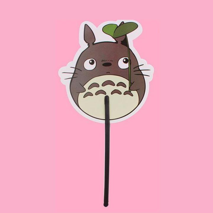 Quạt Totoro xinh xắn dễ thương cầm tay chibi anime