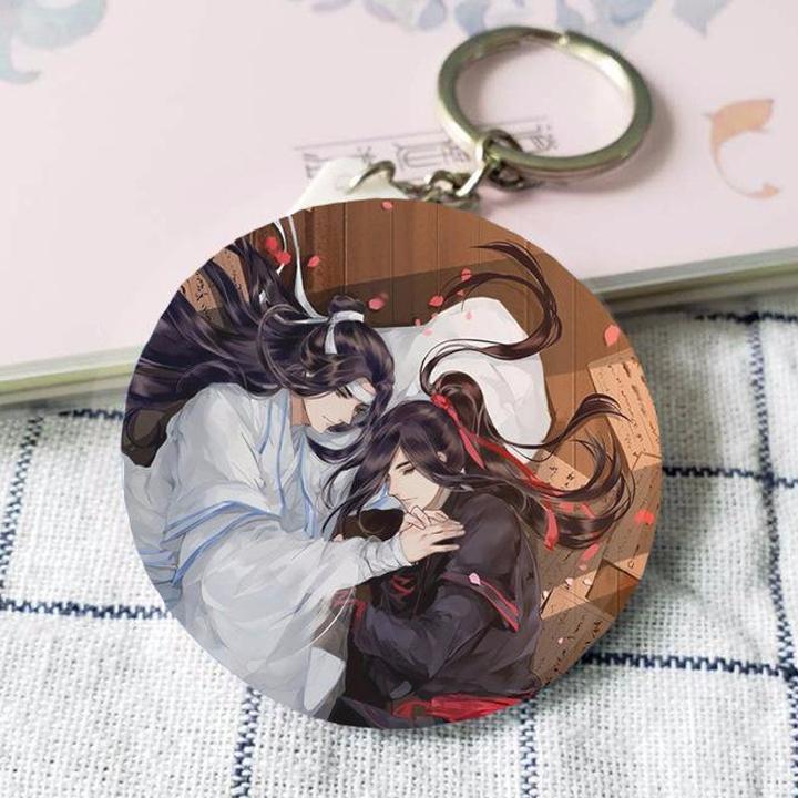 Huy hiệu Ma Đạo Tổ Sư Trần Tình Lệnh Lam Vong Cơ Ngụy Vô Tiện anime chibi