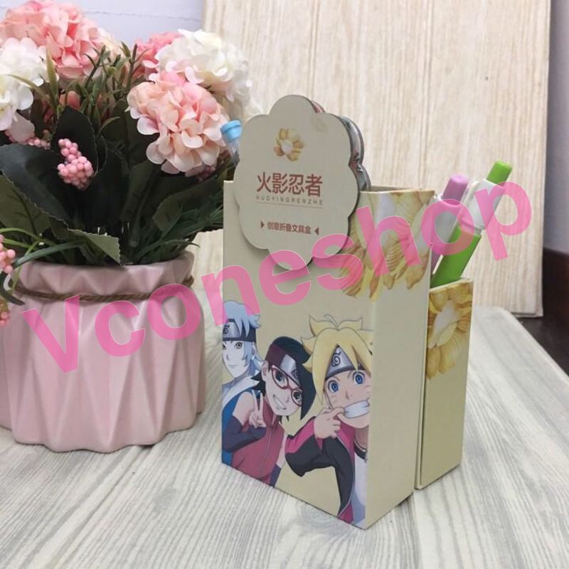 Hộp bút Naruto Hộp bút thông minh anime chibi quà tặng xinh xắn