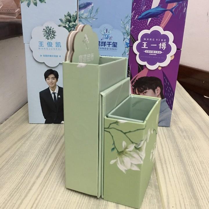 Hộp bút Ma Đạo Tổ Sư Trần Tình Lệnh Lam Vong Cơ Ngụ Vô Tiện Hộp bút thông minh anime chibi quà tặng xinh xắn