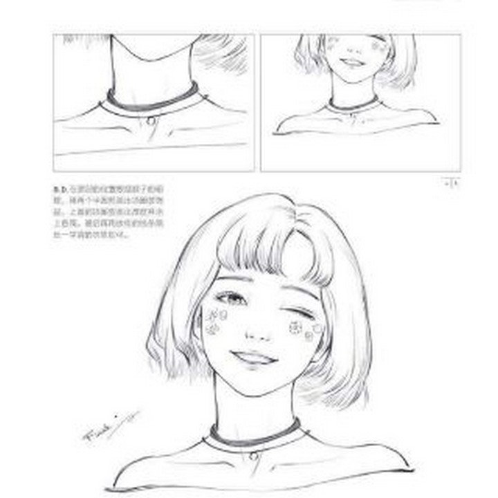 Giáo trình Artbook dạy vẽ chân dung thiếu nữ cho người mới bắt đầu - anime chibi