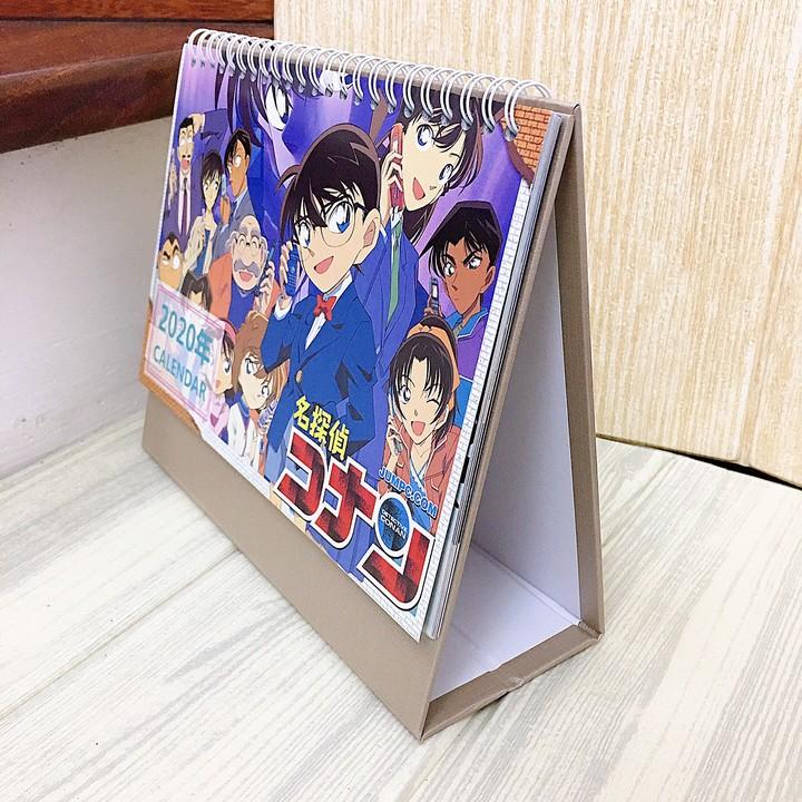 (Lịch 2020) Lịch Conan Thám Tử Lừng Danh in ảnh đẹp anime chibi idols lịch để bàn