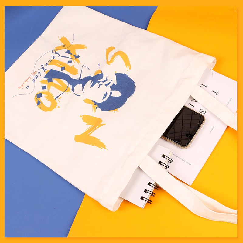 Combo quà tặng túi tote Tiêu Chiến Vương Nhất Bác - MÓC KHÓA BANNER ẢNH LOMO Ma Đạo Tổ Sư Trần Tình Lệnh