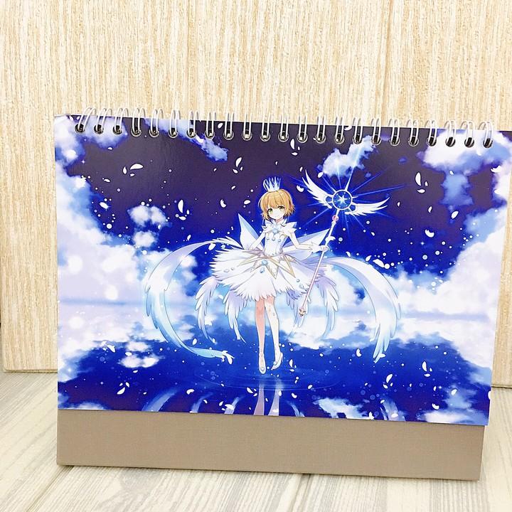 (Lịch 2020) Lịch Sakura in ảnh đẹp anime chibi idols lịch để bàn