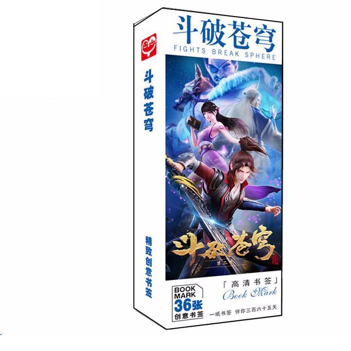 Hộp ảnh Bookmark Đấu La Đại Lục đánh dấu sách 36 tấm anime chibi