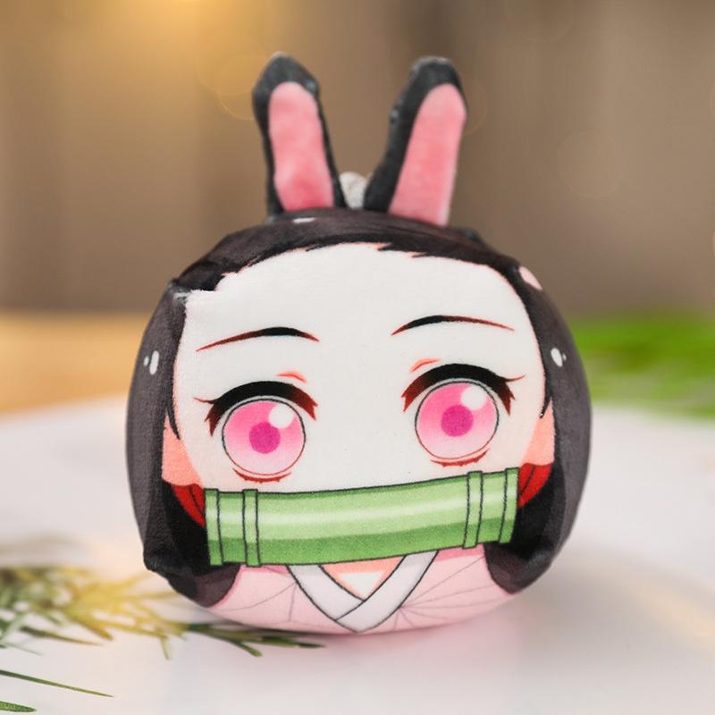 Thú bông móc khóa hình Gối mochi Kimetsu No Yaiba anime chibi