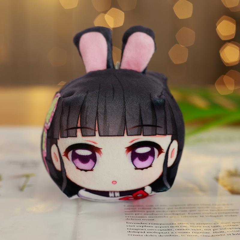 Thú bông móc khóa hình Gối mochi Kimetsu No Yaiba anime chibi