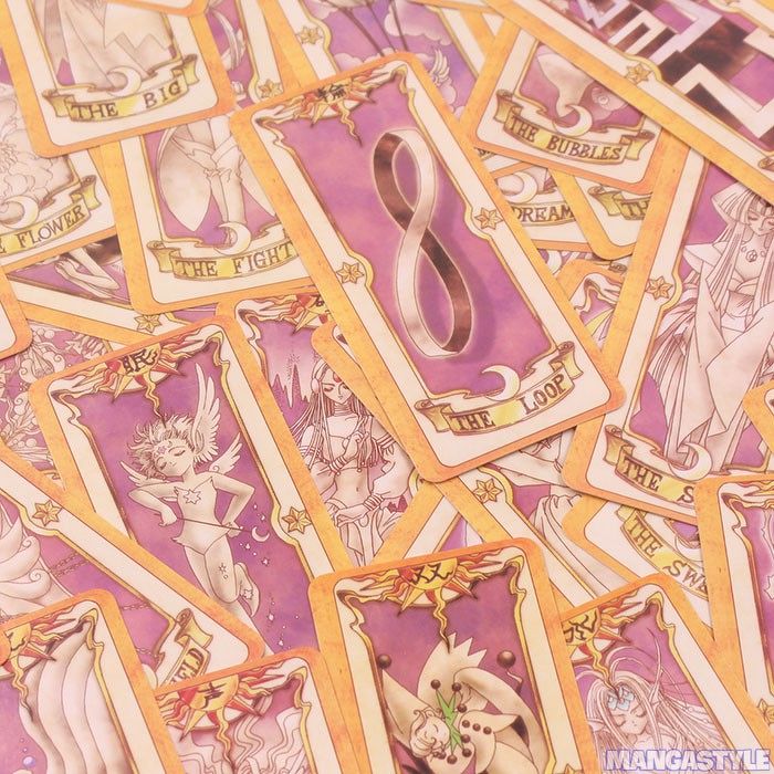 Hộp Bài ảnh thẻ The Clow Cardcaptor Sakura anime chibi quà tặng xinh xắn dễ thương