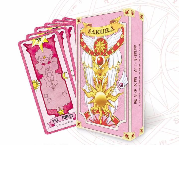 Hộp Bài ảnh thẻ The Clow Cardcaptor Sakura anime chibi quà tặng xinh xắn dễ thương