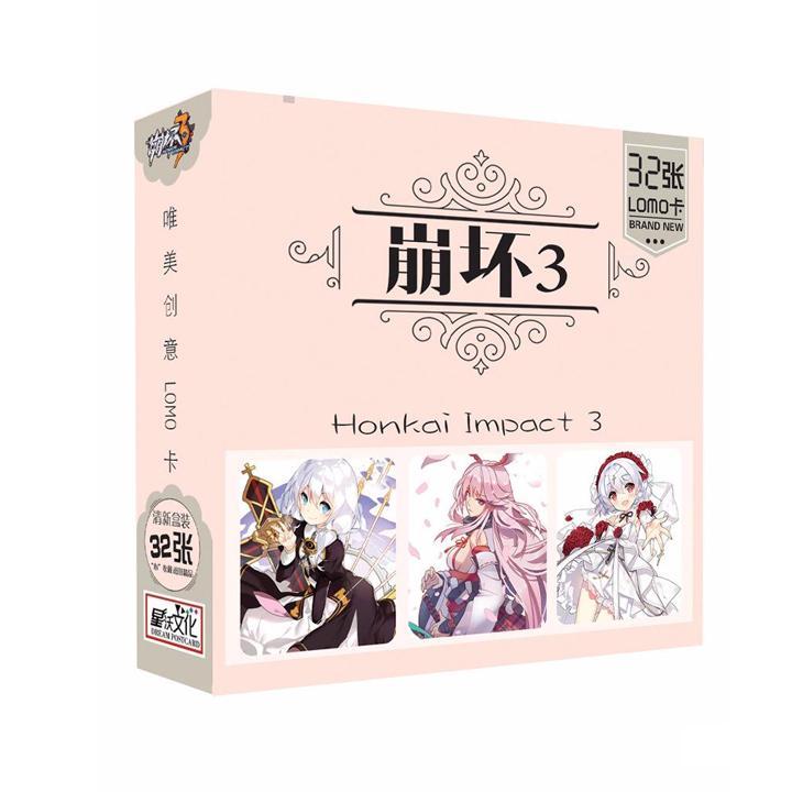 Hộp ảnh Lomo Honkai Impact 3 in hình chibi anime