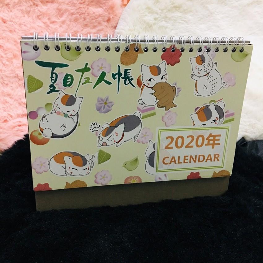 (Lịch 2020) Lịch Natsume Yuujinchou Mùa hè của Natsume in ảnh đẹp anime chibi idols lịch để bàn