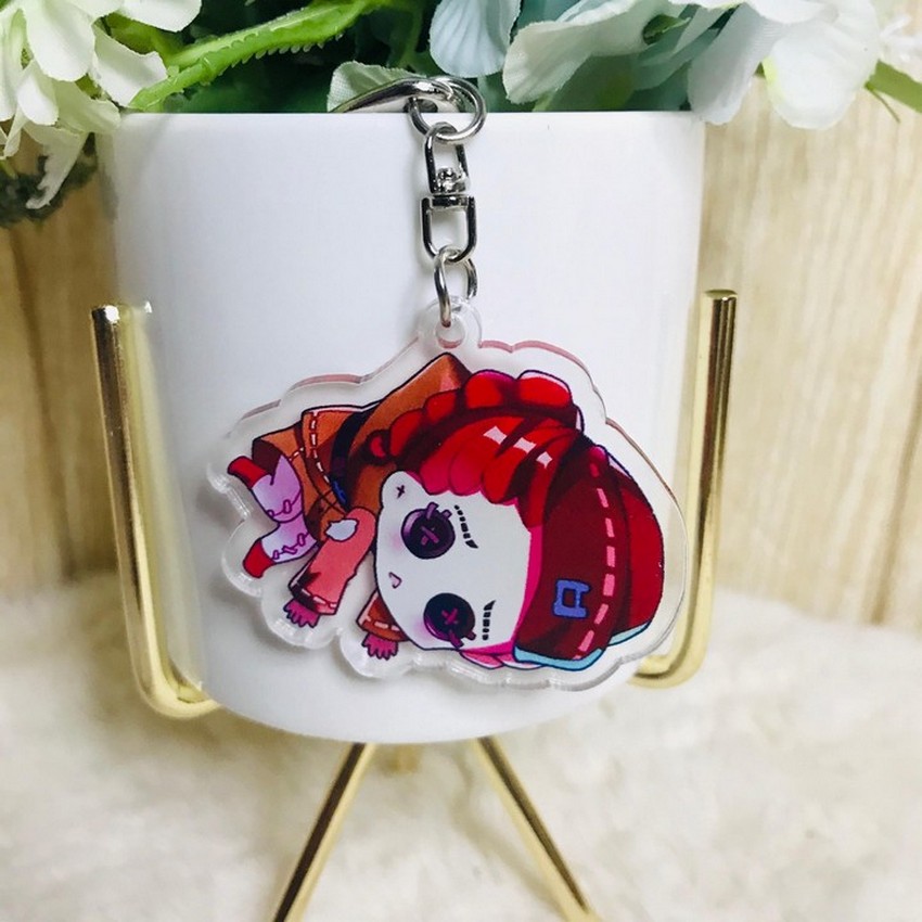 ( Mica trong ) Móc khóa Identity V Nhân cách thứ năm ver treo người quà tặng xinh xắn dễ thương anime chibi