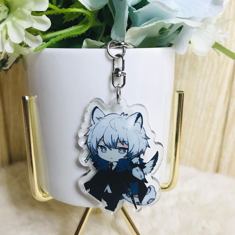 ( Mica trong ) Móc khóa Arknights quà tặng xinh xắn dễ thương anime chibi