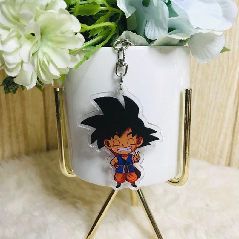 ( Mica trong ) Móc khóa Bảy viên ngọc rồng quà tặng xinh xắn dễ thương anime chibi
