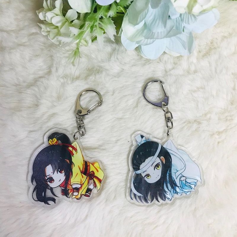 ( Mica trong ) Móc khóa Ma đạo tổ sư ver treo người quà tặng xinh xắn dễ thương anime chibi
