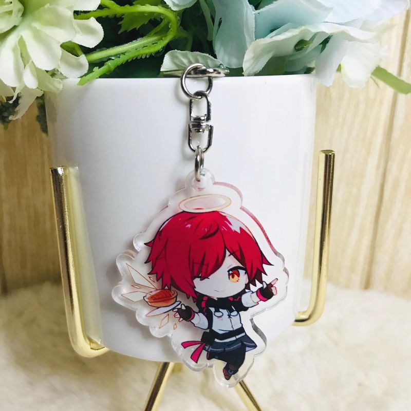 ( Mica trong ) Móc khóa Arknights quà tặng xinh xắn dễ thương anime chibi