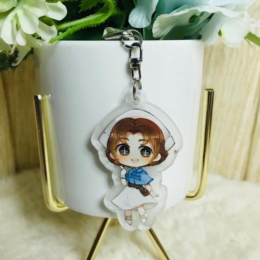 ( Mica trong ) Móc khóa Identity V Nhân cách thứ năm quà tặng xinh xắn dễ thương anime chibi